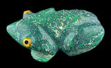 Bernard Homer Sr Turquoise Frog Fetish Zuni Indian Stone Amphibian Carving