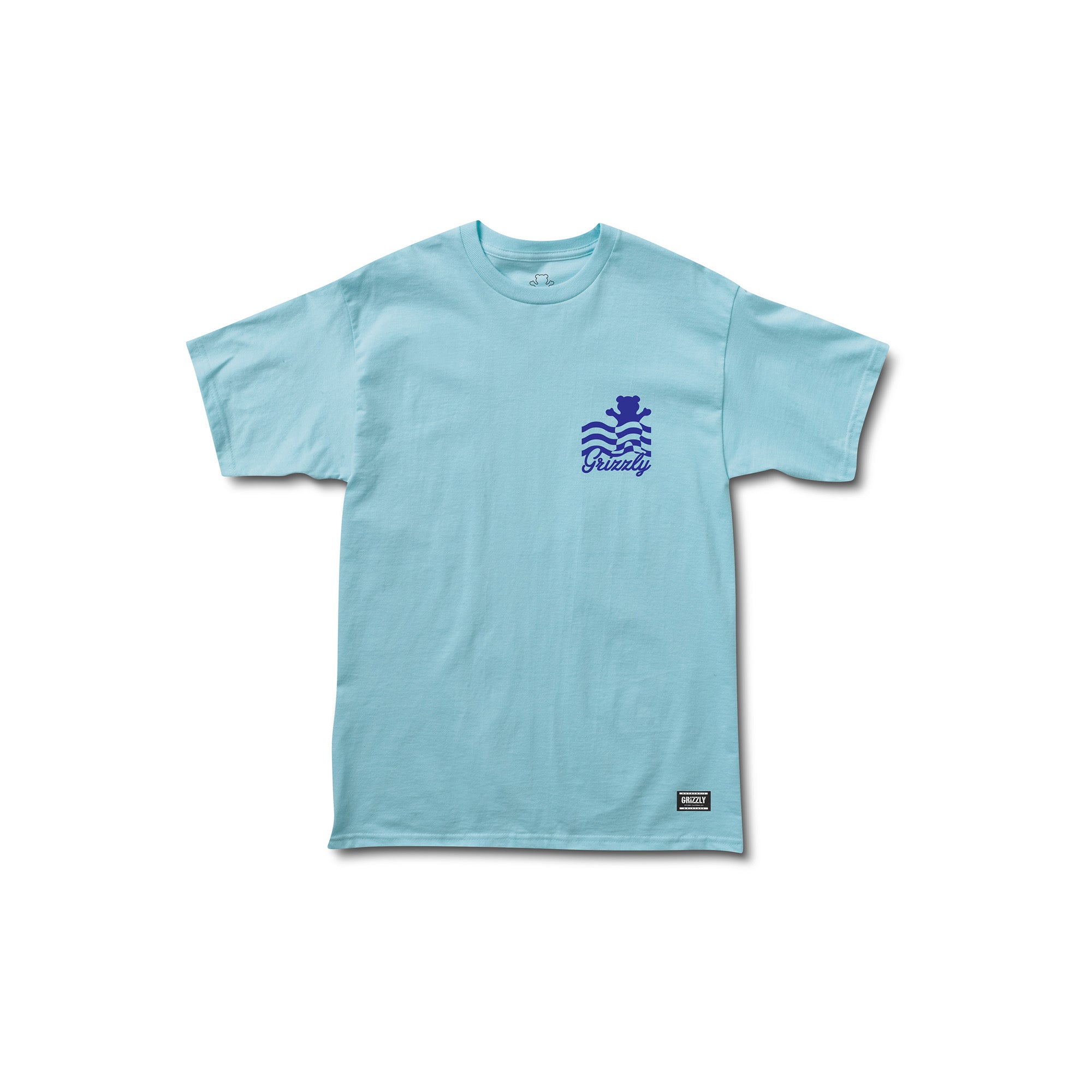 Wavy SS Tee - Powder Blue