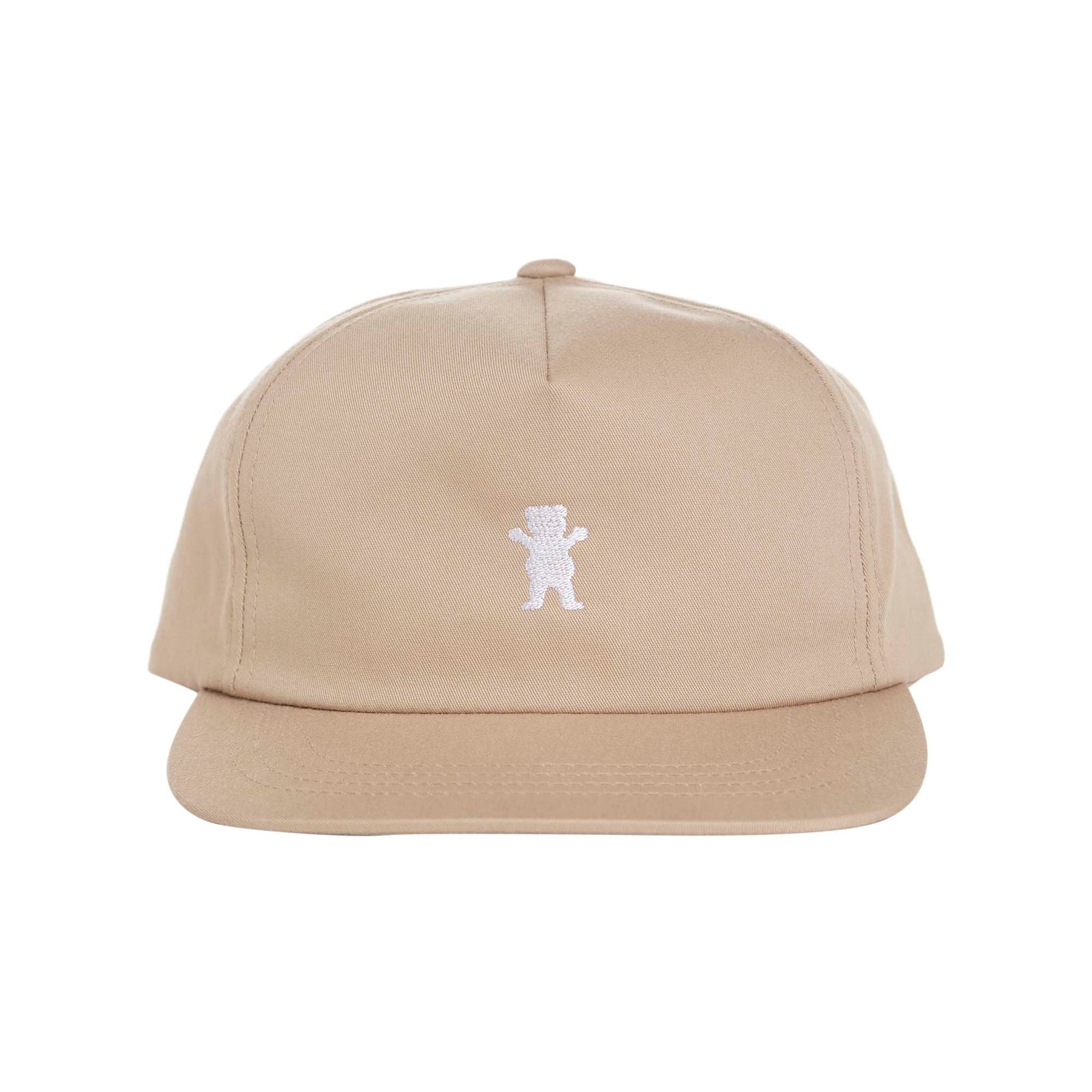 Grizzly Griptape - OG Bear Unstructured Hat in Khaki