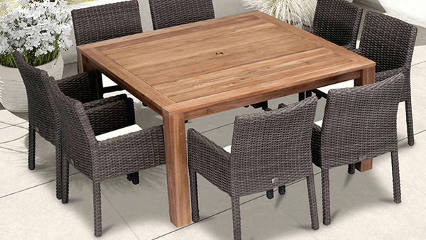 Dune Teak 9-Piece Dining Set by Harmonia Living