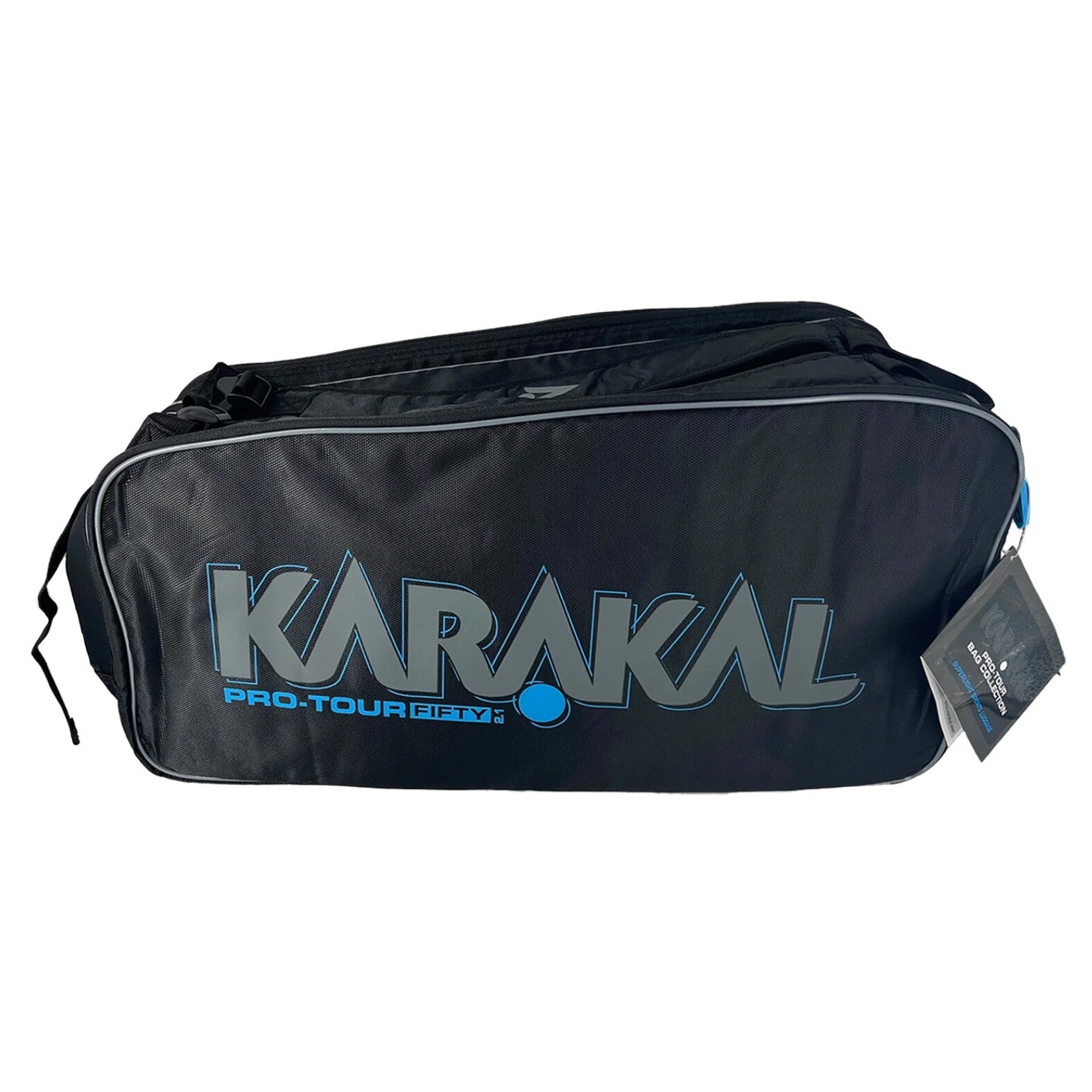 Karakal Pro Tour Fifty 2.1 Short Racket Bag Black Blue