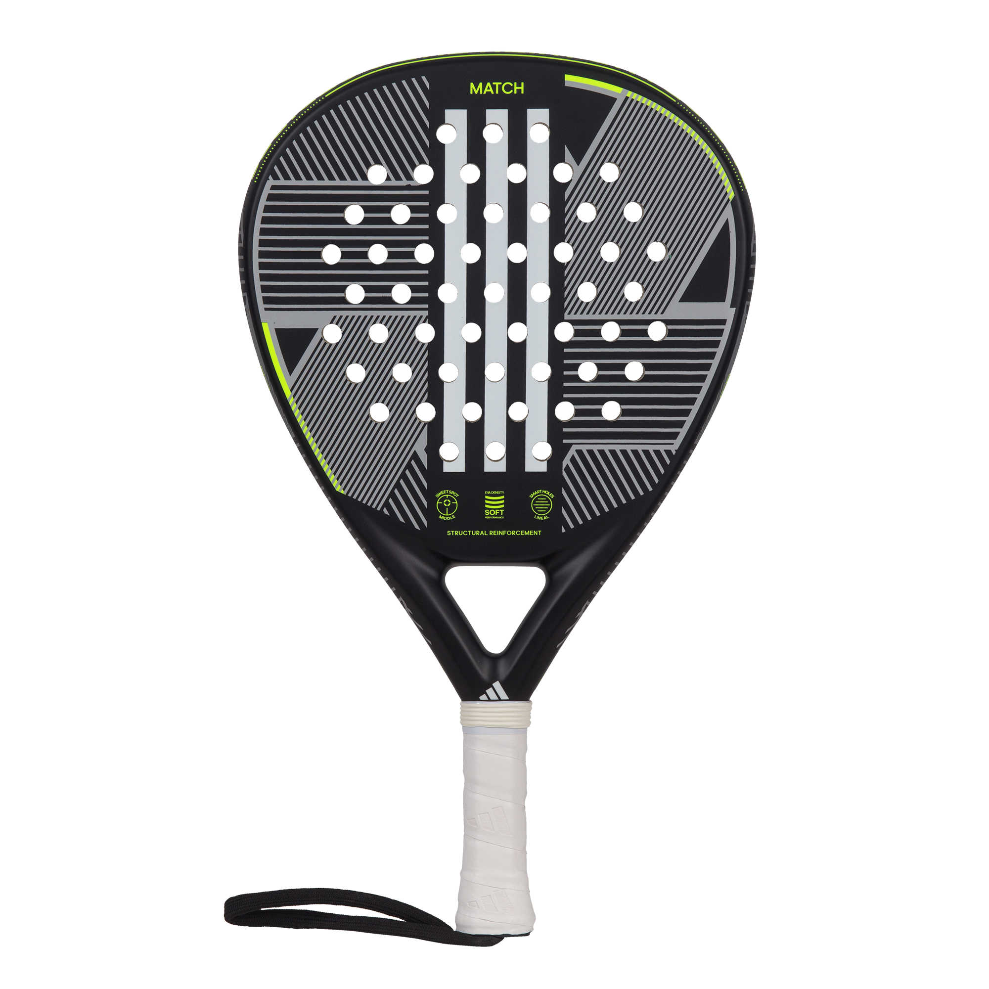 Adidas Match 3.3 Padel Racket Black/Lime