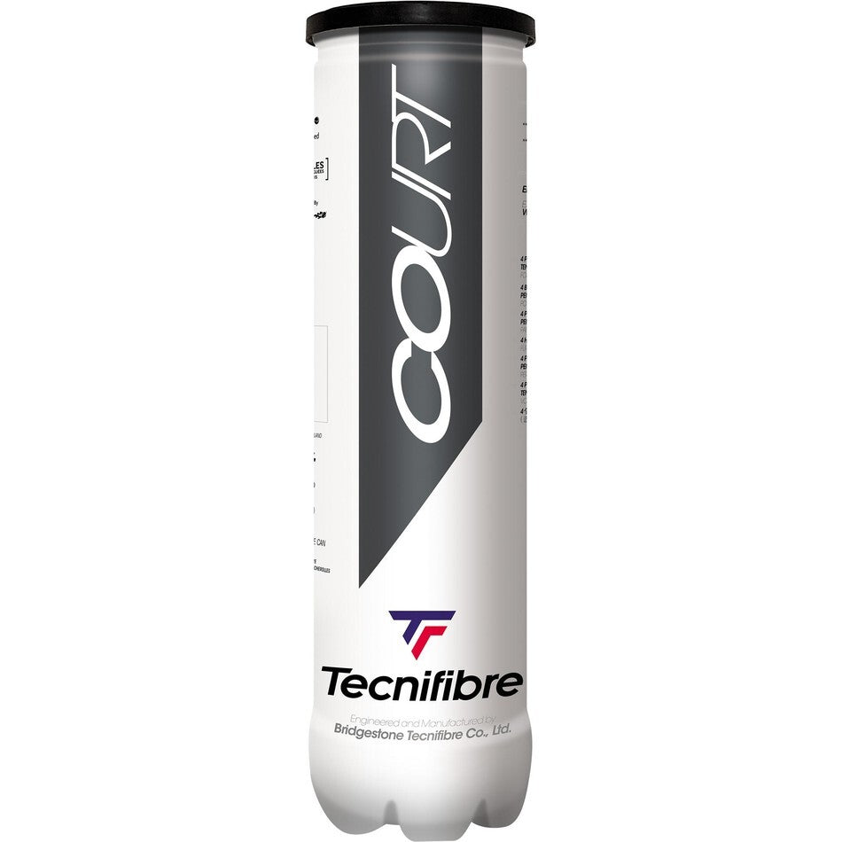 Tecnifibre Court Performance Tennis Ball - 4 Ball Tube