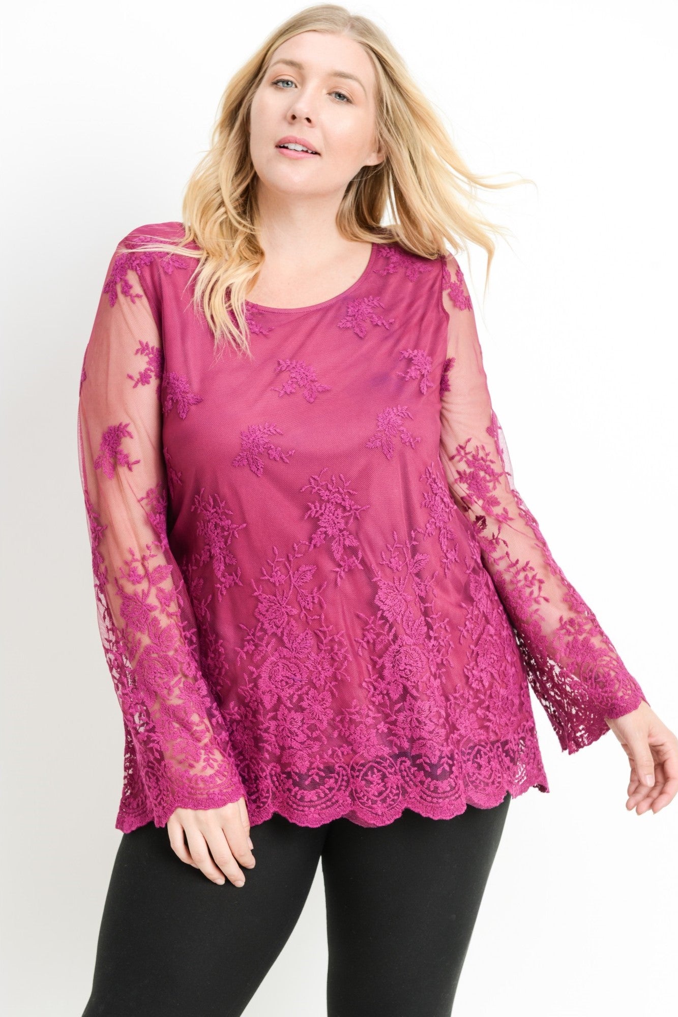 tunic tops plus size