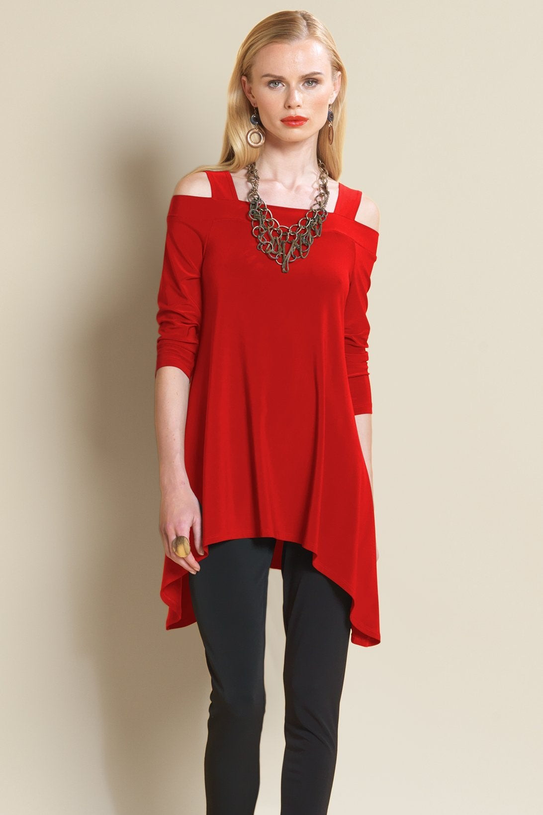 cold shoulder tunic top