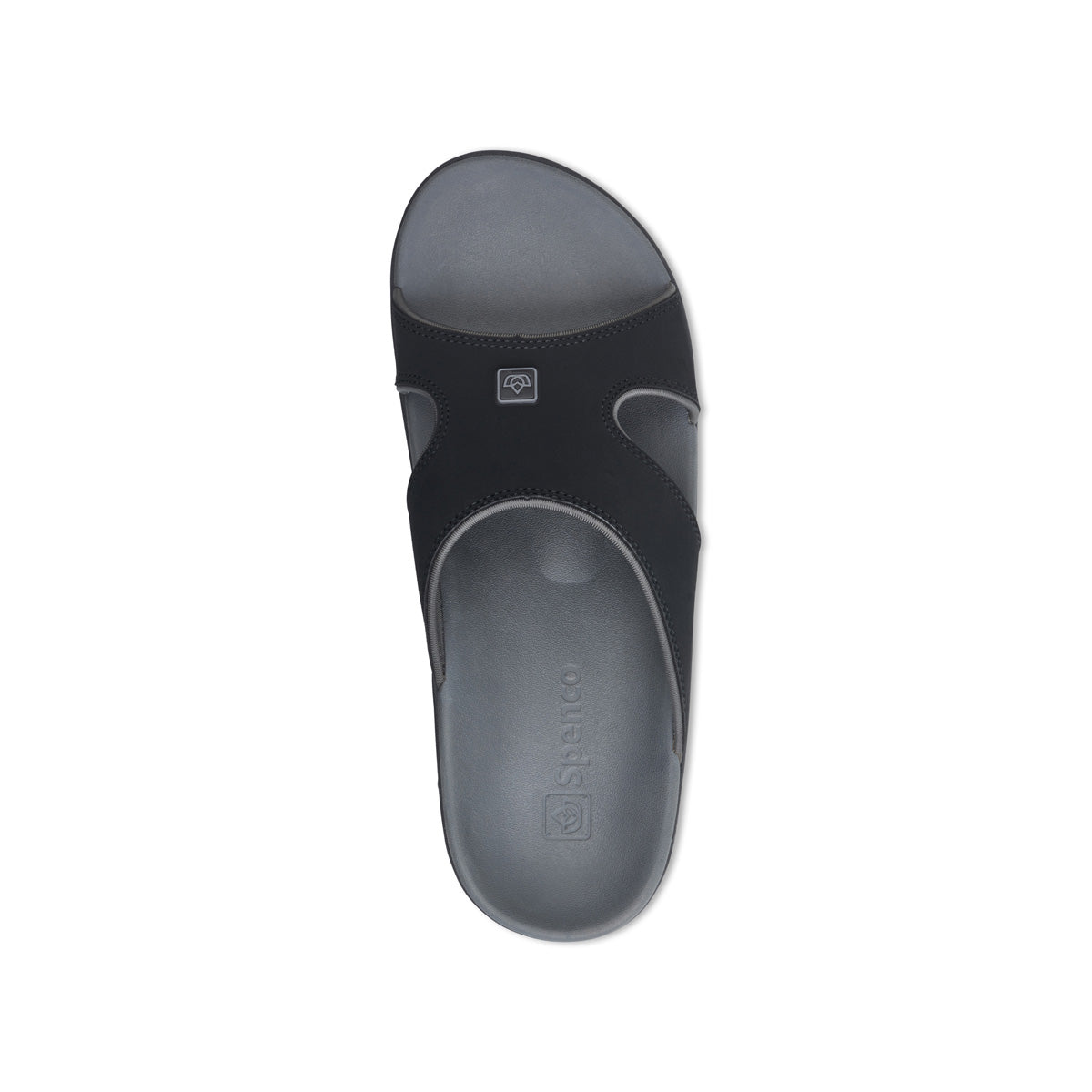 Milos Orthotic Slides - Mens-charcoal