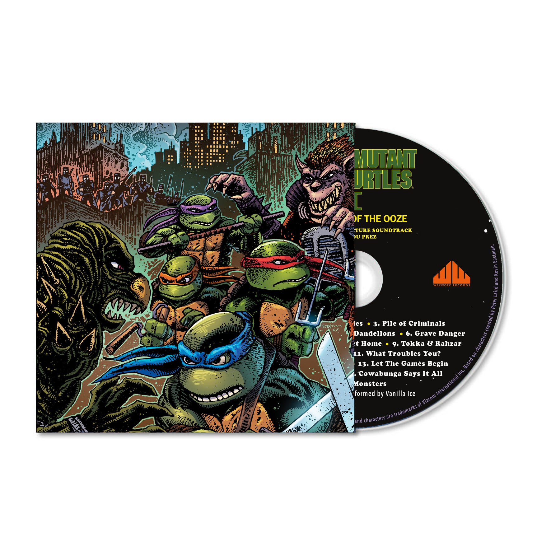 Teenage Mutant Ninja Turtles Part Ii The Secret Of The Ooze Cd Waxwork Records