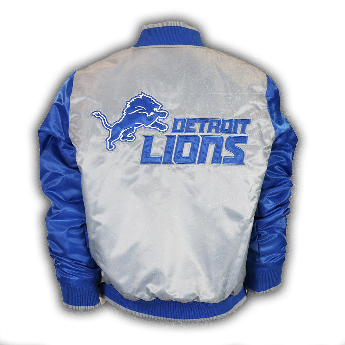 Women's Detroit Lions Thanksgiving Tradition Starter Jacket - Home Blu ...