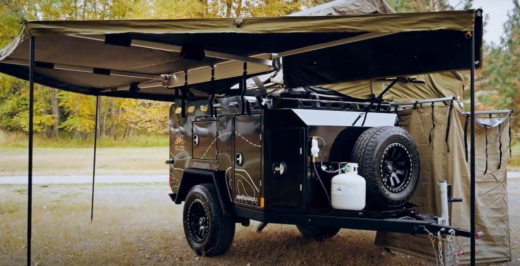 Covered Switchback trailer by off Grid