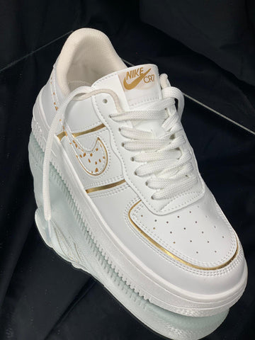 Astronave Implacable Beca Nike Air Force 1 CR7 Gold Edition – mkdripshop