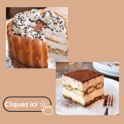 biscuit à la cuillère/Charlotte ou tiramisu/ pâte en pâtisserie