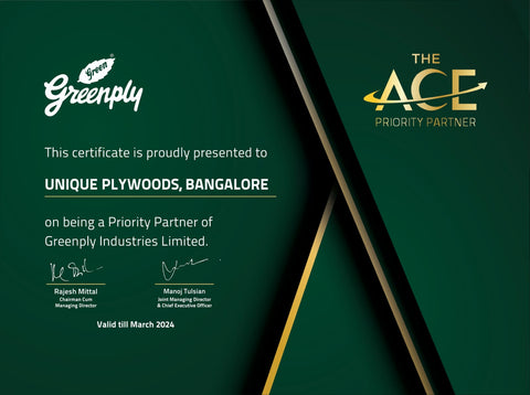 Greenply Certificate