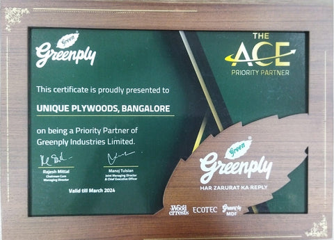 Greenply_authorised_distributor_certificate