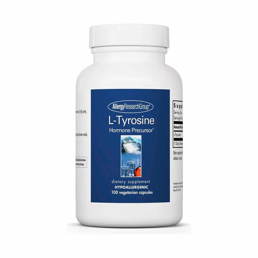 L-Tyrosine 500mg - 100 Capsules | Allergy Research Group