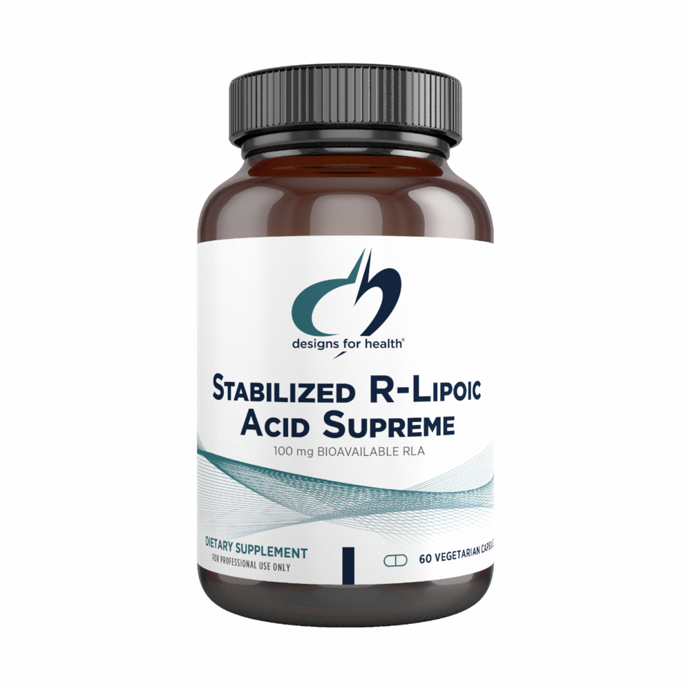 Stabilized R-Lipoic Acid Supreme - 60 Capsules | Designs For Health