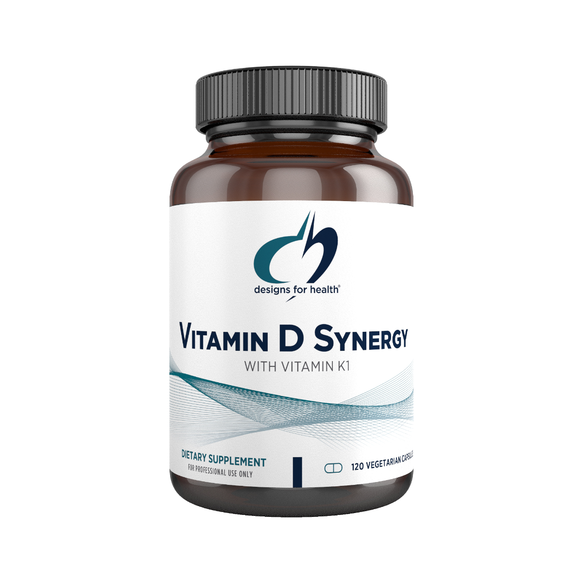 Vitamin D Synergy with Vitamin K1 - 120 Capsules | Designs For Health