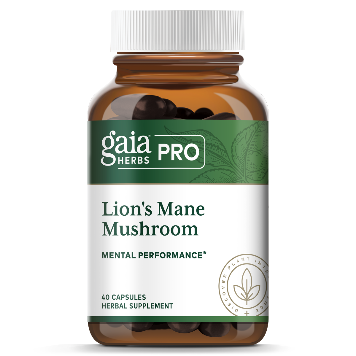 Lion's Mane Mushroom - 60 Capsules | Gaia Herbs