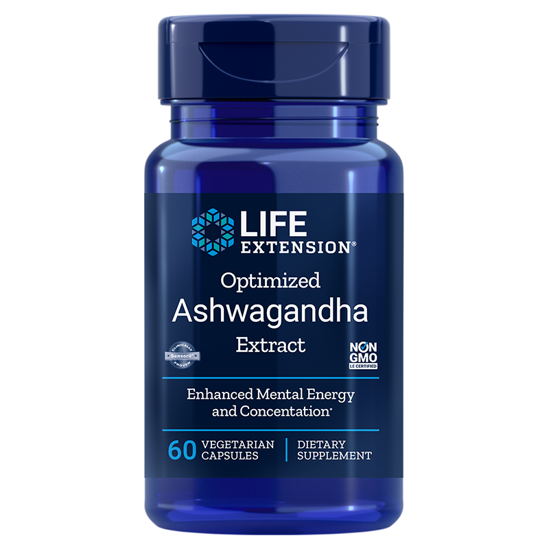 Optimized Ashwagandha Extract - 60 Capsules | Life Extension