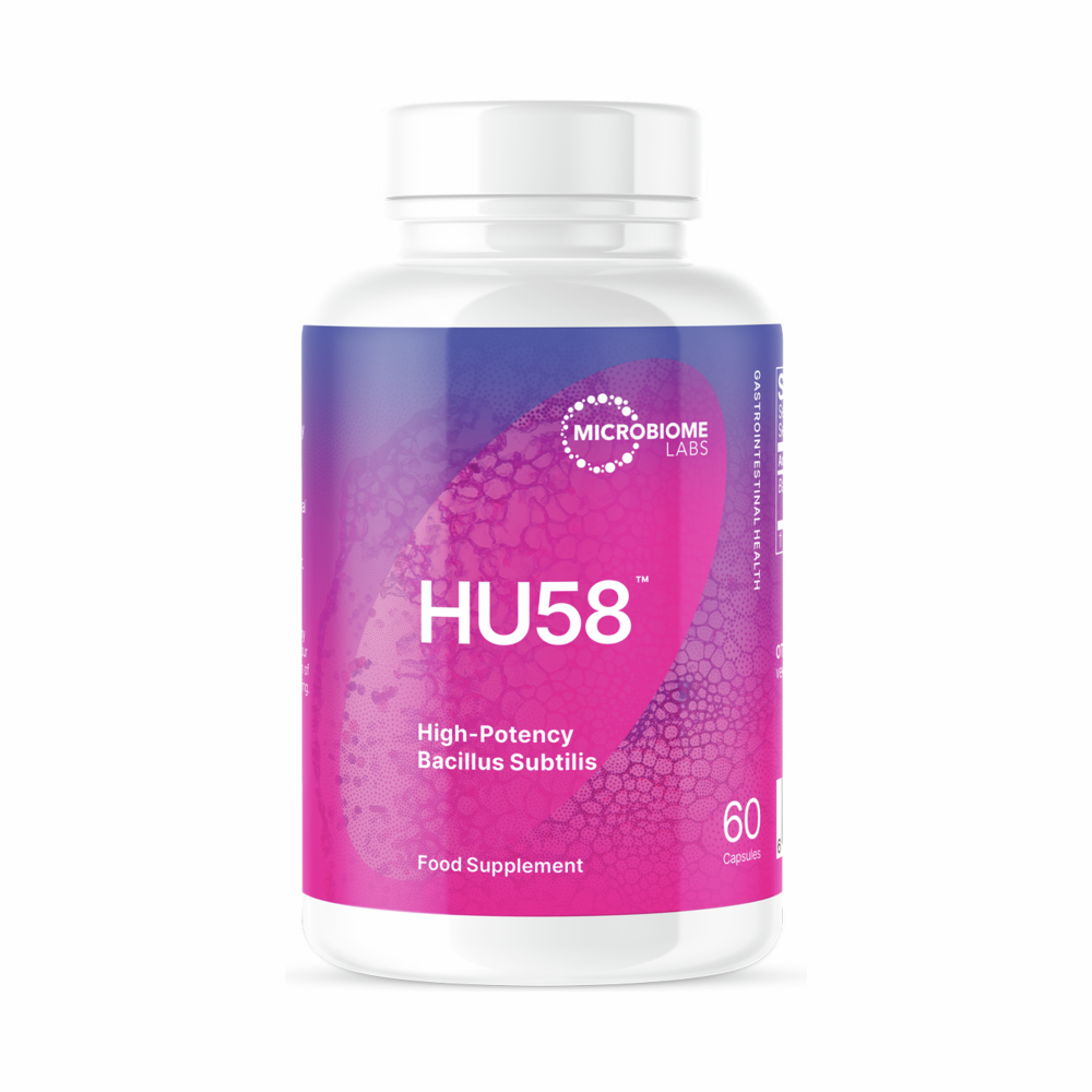 HU58 (High Potency Bacillus Subtillis) - 60 Capsules | Microbiome Labs