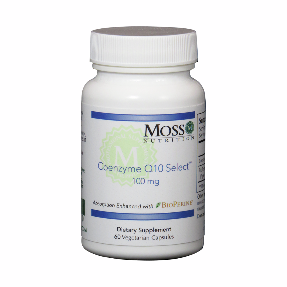 Coenzyme Q10 Select 100mg - 60 Capsules | Moss Nutrition