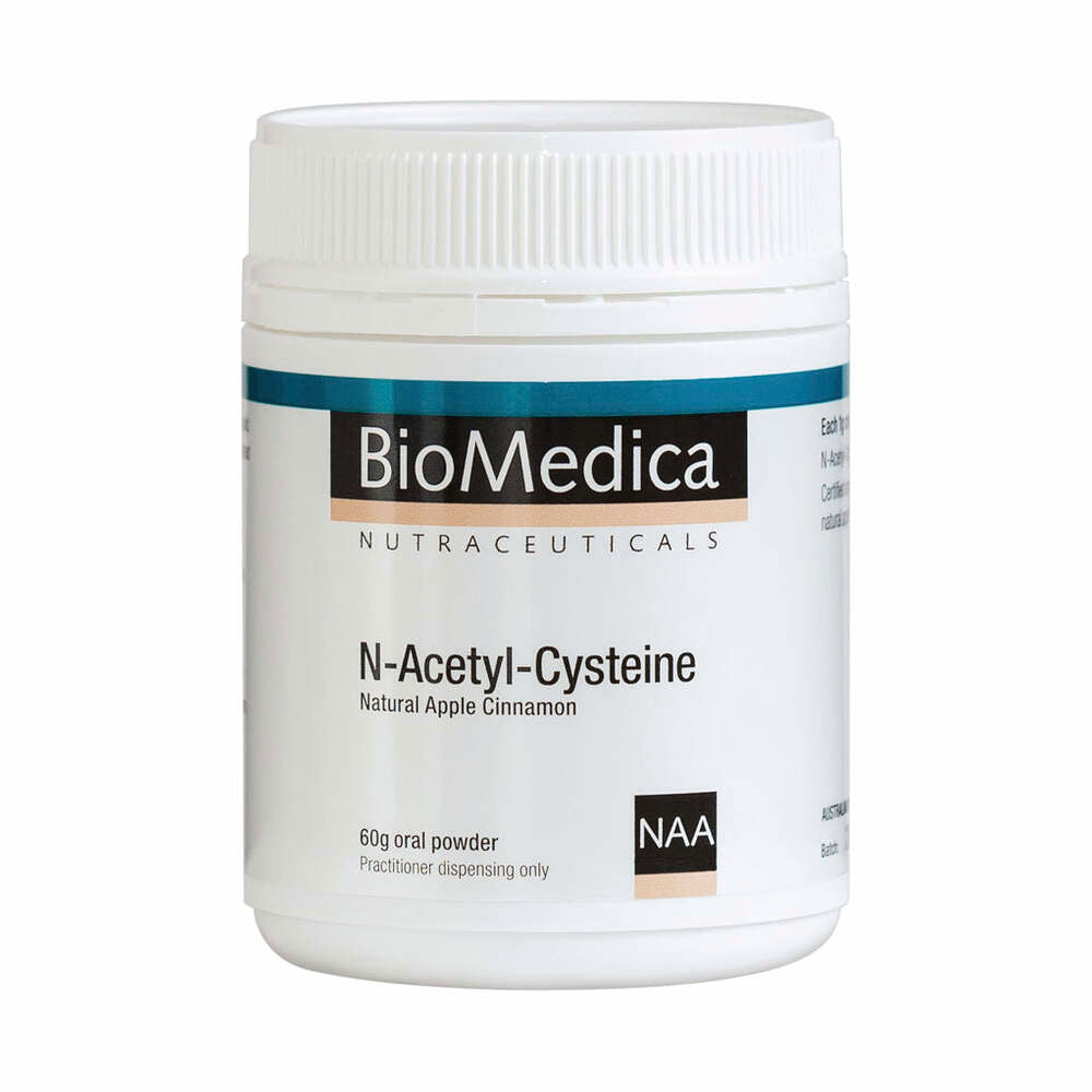 N-Acetyl-Cysteine (NAC) - 60g (Natural Apple Cinnamon Flavour) | BioMedica