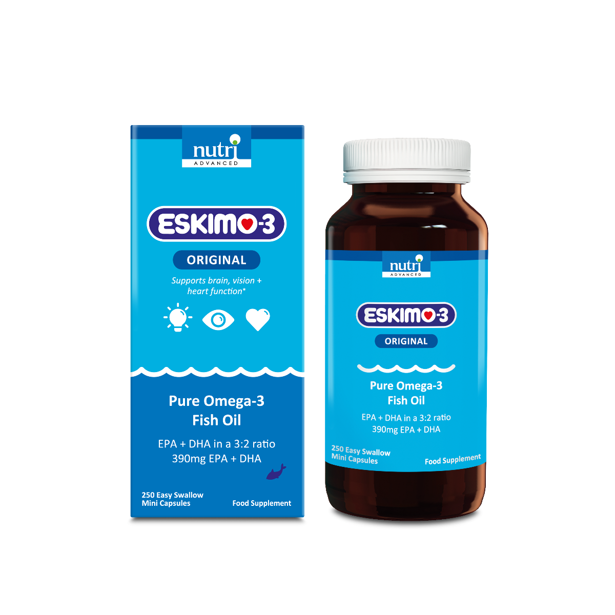 Eskimo-3 Fish Oil - 250 Capsules | Nutri Advanced