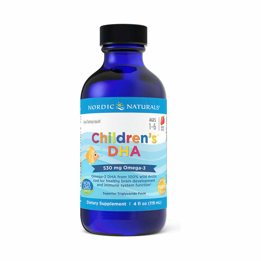 Children's DHA 530mg (Strawberry Flavour) - 119ml | Nordic Naturals