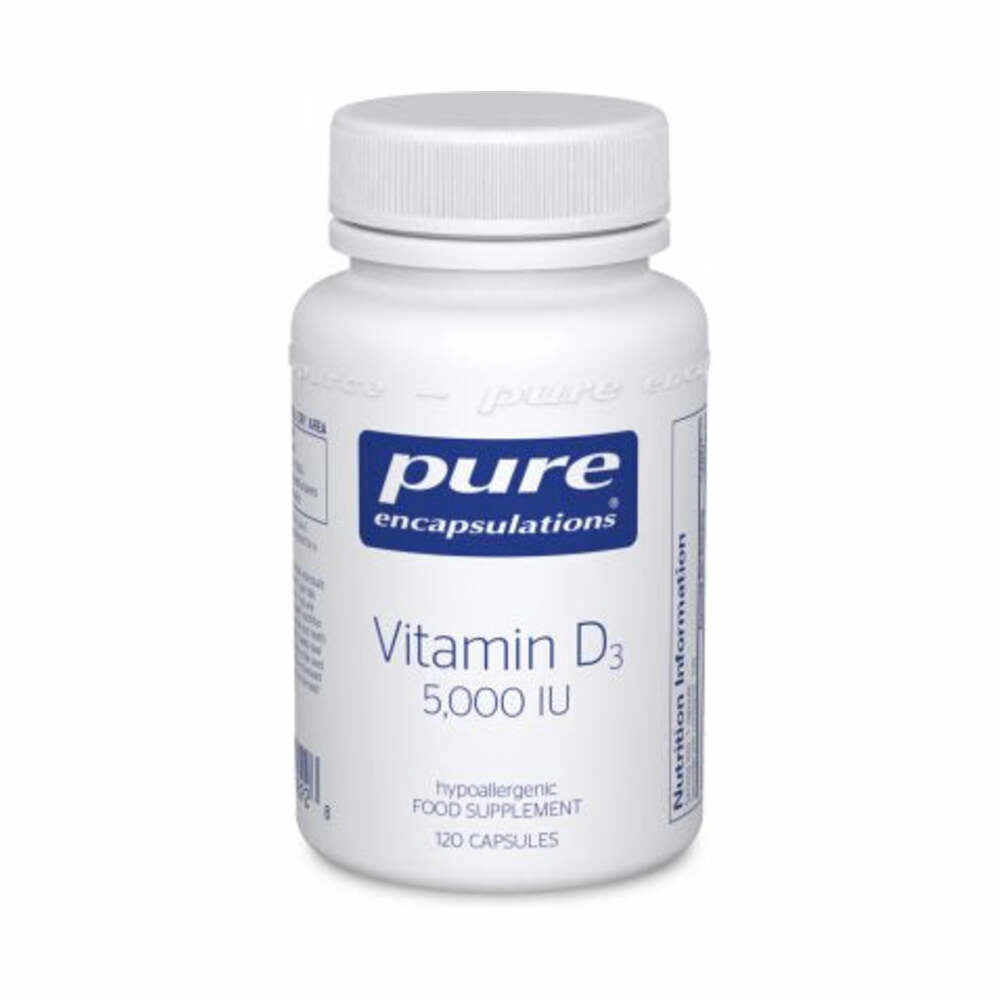 Vitamin D3 5,000 IU - 120 Capsules | Pure Encapsulations