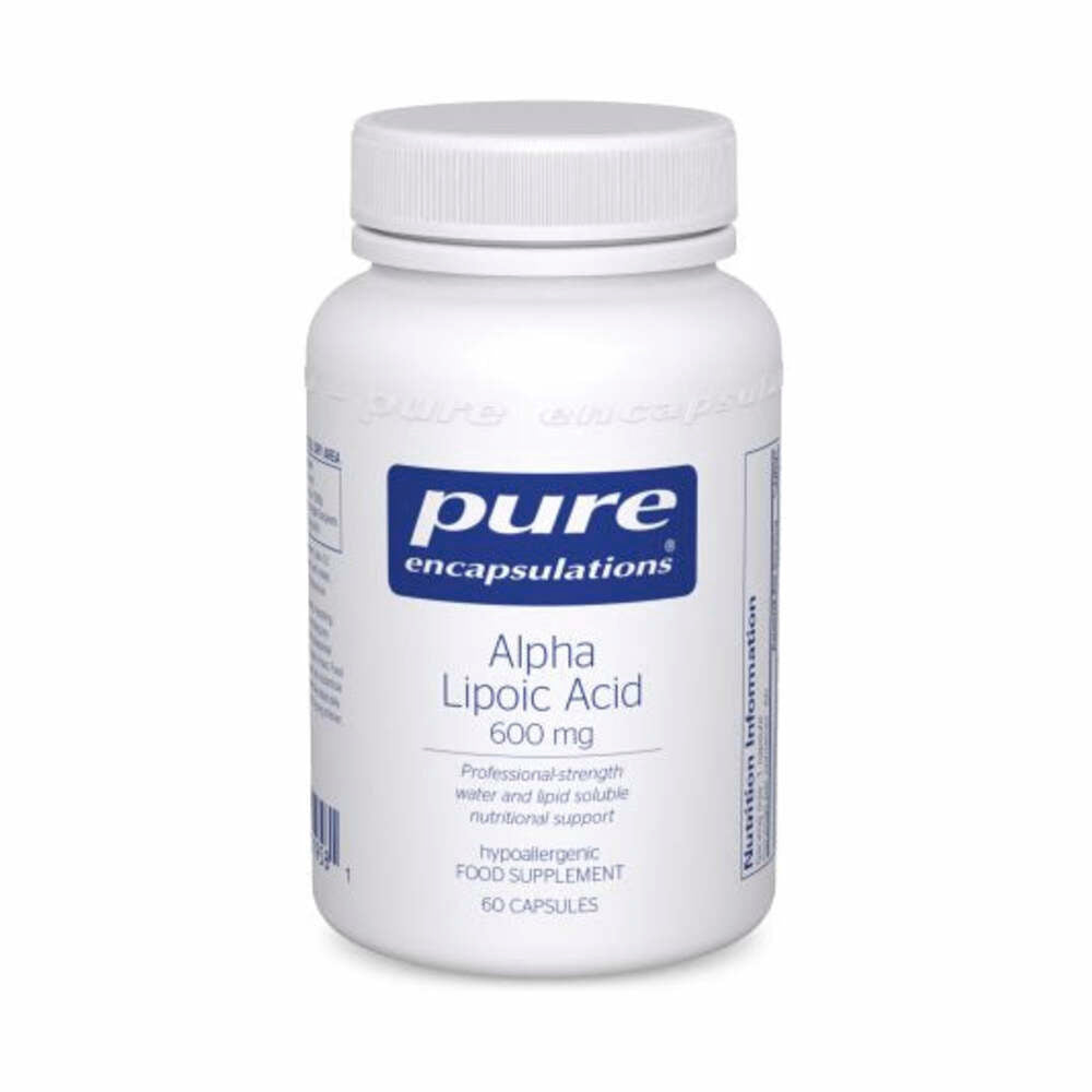 Alpha Lipoic Acid 600 mg - 60 Capsules | Pure Encapsulations