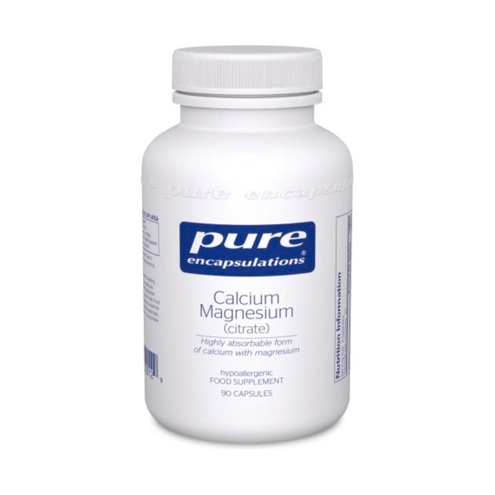 Calcium Magnesium (citrate) - 90 Capsules | Pure Encapsulations