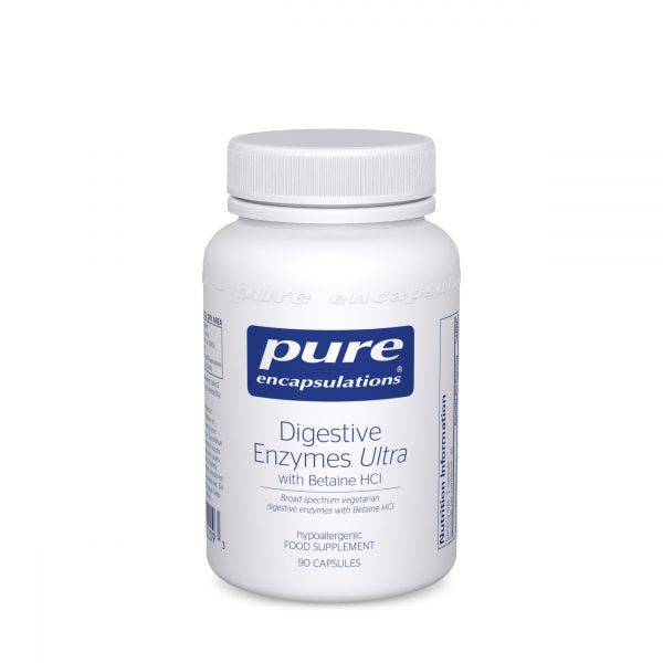 Digestive Enzymes Ultra with Betaine HCl - 90 Capsules | Pure Encapsulations