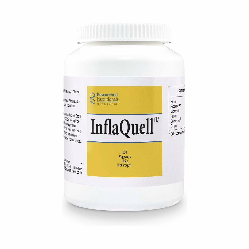 InflaQuell (Buffered Enzymatic Support) - 180  Capsules | Researched Nutritionals