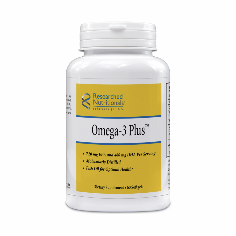 Omega-3 Plus - 60 Softgels | Researched Nutritionals