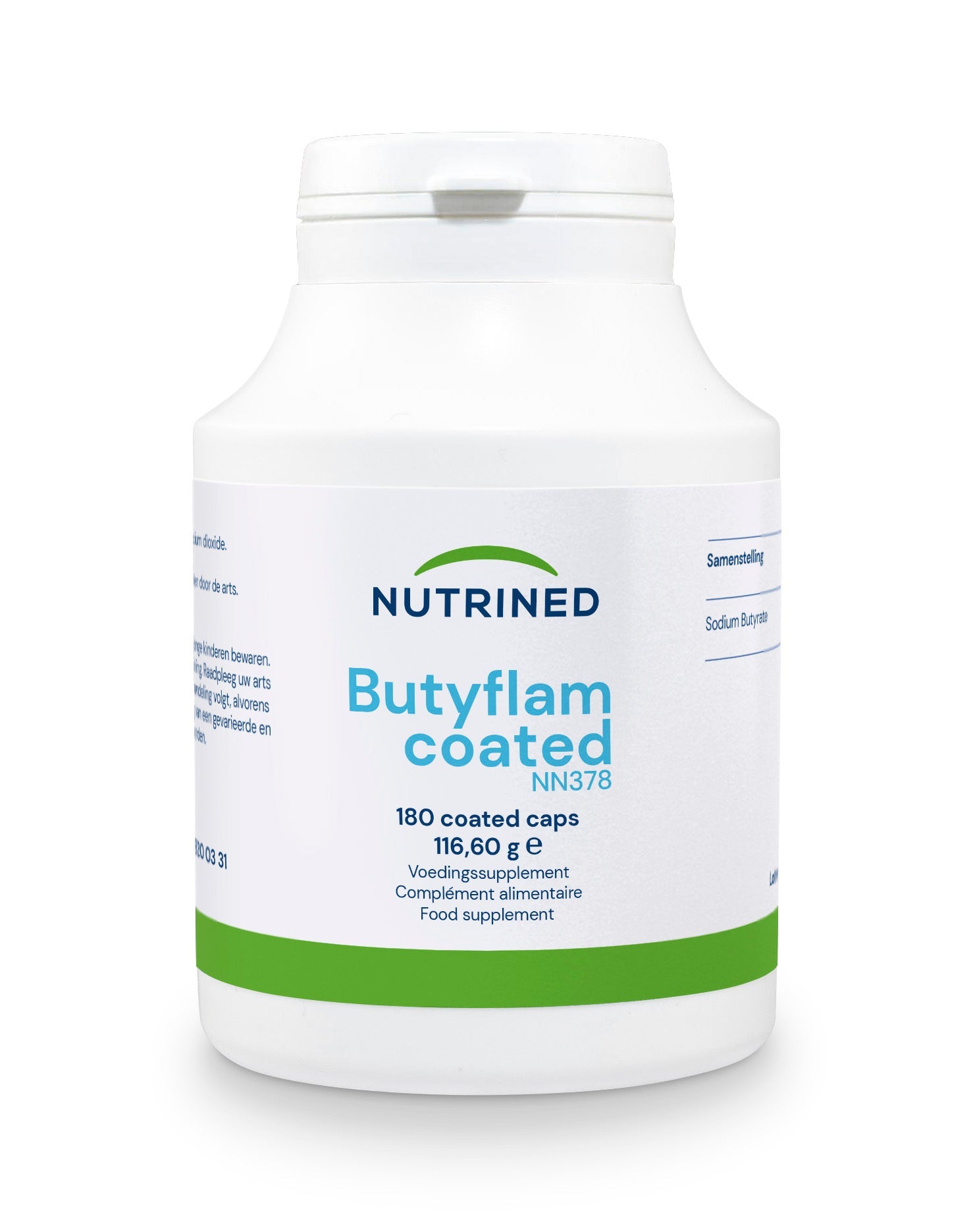 Butyflam Coated - 180 Capsules | Researched Supplements