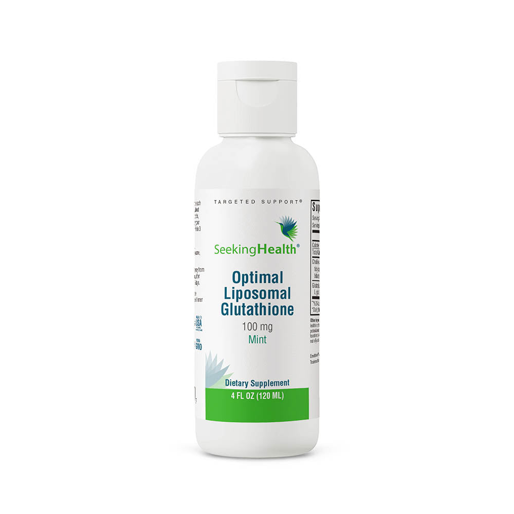 Optimal Liposomal Glutathione (Mint Flavour) 100mg - 120ml | Seeking Health