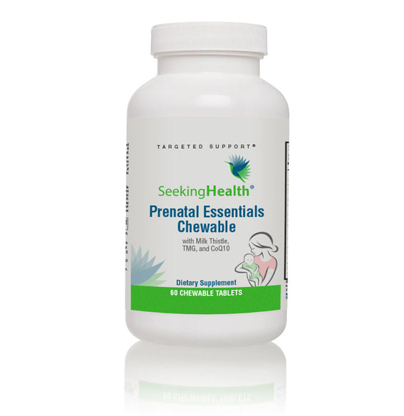 Prenatal Essentials Chewable - 60 Chewable Tablets | Seeking Health