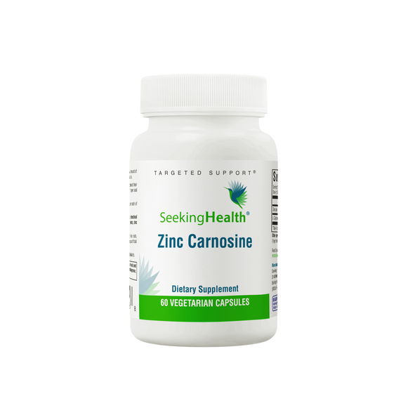 Zinc Carnosine 72mg - 60 Capsules | Seeking Health