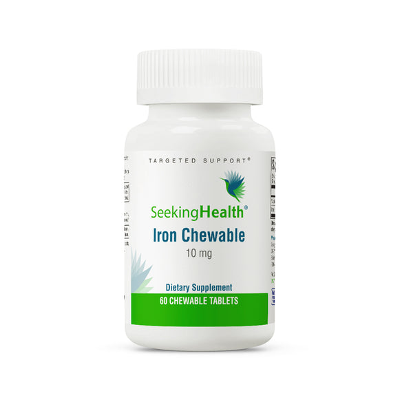 Iron Chewable - 60 Tablets | Seeking Health