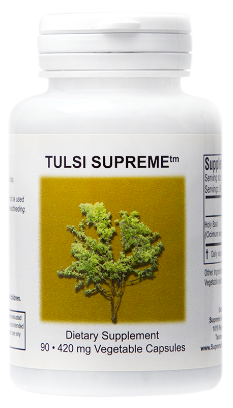 Tulsi Supreme (Holy Basil) 420mg - 90 Capsules | Supreme Nutrition Products