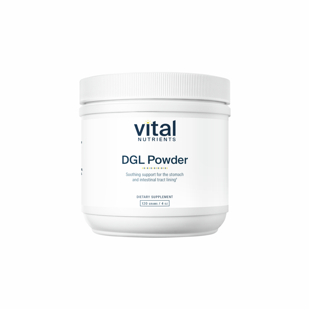 DGL Powder (Deglycyrrhizinated Licorice) - 120g | Vital Nutrients