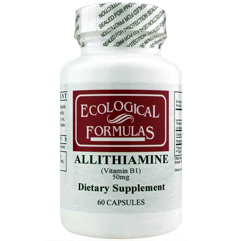 Allithiamine B1 50mg - 60 Capsules | Ecological Formulas