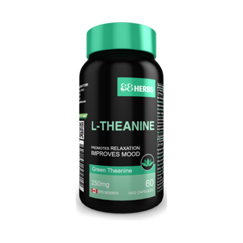 L-Theanine 250mg - 60 Capsules | 88Herbs