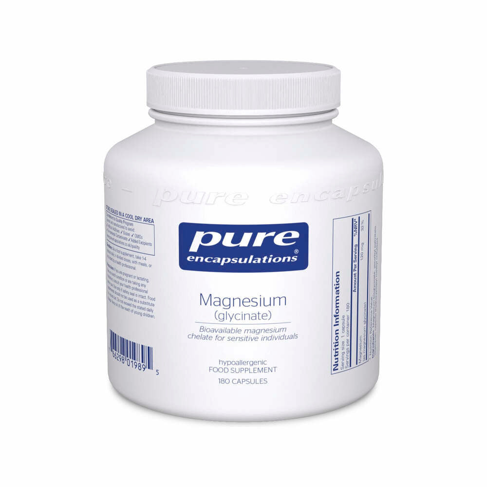 Magnesium (glycinate) - 180 Capsules | Pure Encapsulations