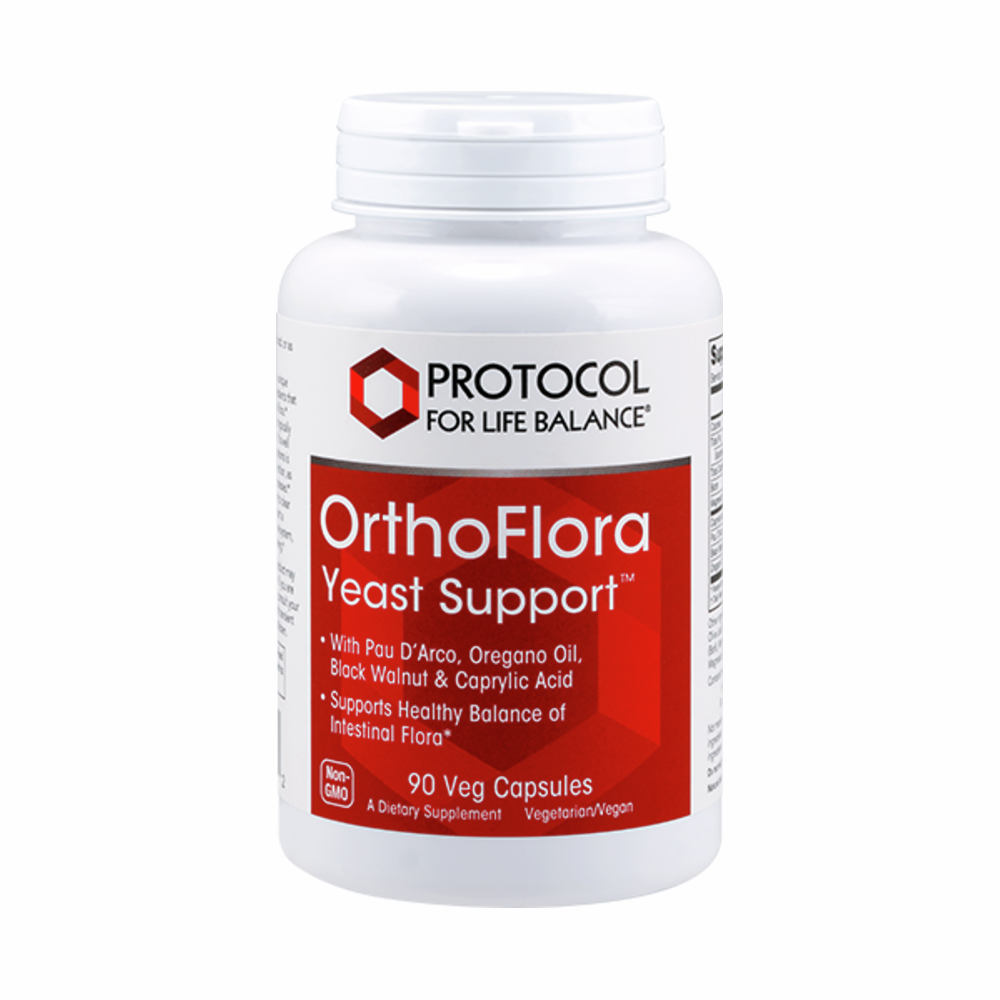 OrthoFlora Yeast Support - 90 Capsules | Protocol for Life Balance