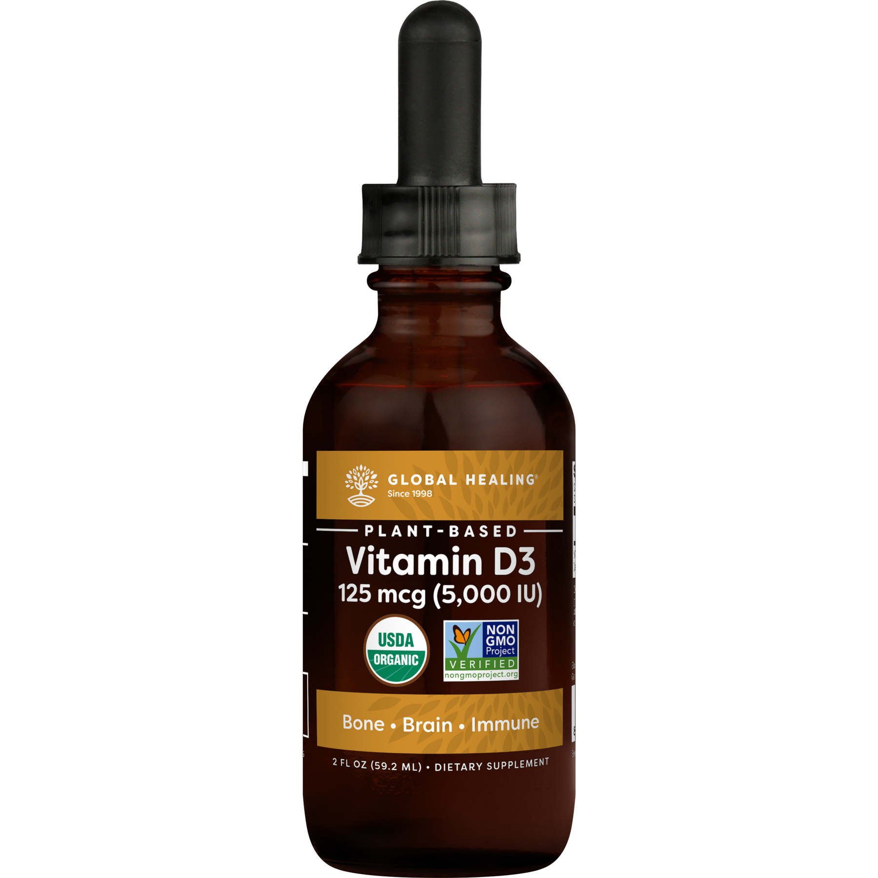 Plant-Based Vitamin D3 - 59ml | Global Healing