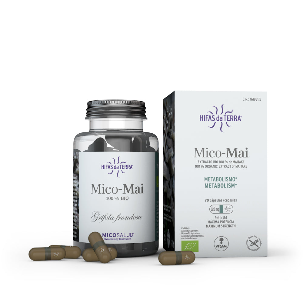 Mico-Mai (Maitake Mushroom Extract) - 70 Capsules | Hifas da Terra