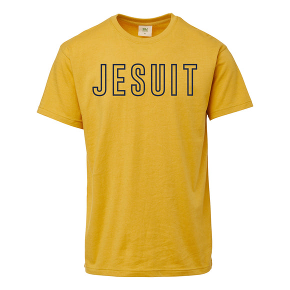 Throwback style gold JESUIT tee – Jesuit Dallas Ranger Connection