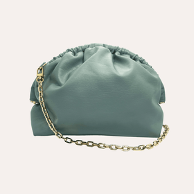 Picture of Under Her Eyes Norma Large Clutch, Shoulder & Cross Body Bag in Eucalyptus Green