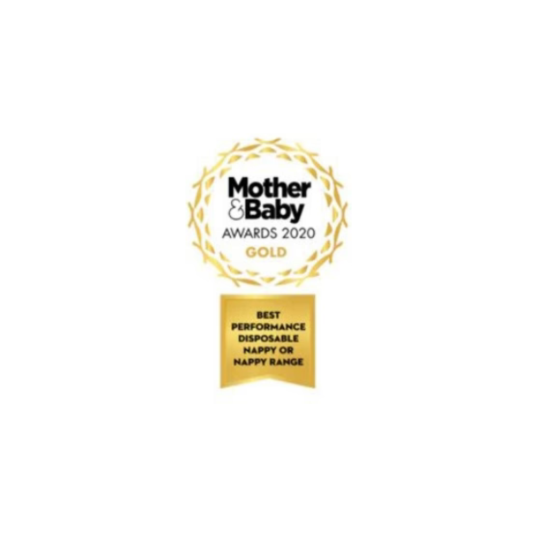 Mother & Baby Awards 2020 Best Performance Disposable Nappy award