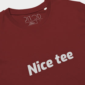 Picture of Burgundy Nice Tee T-Shirt